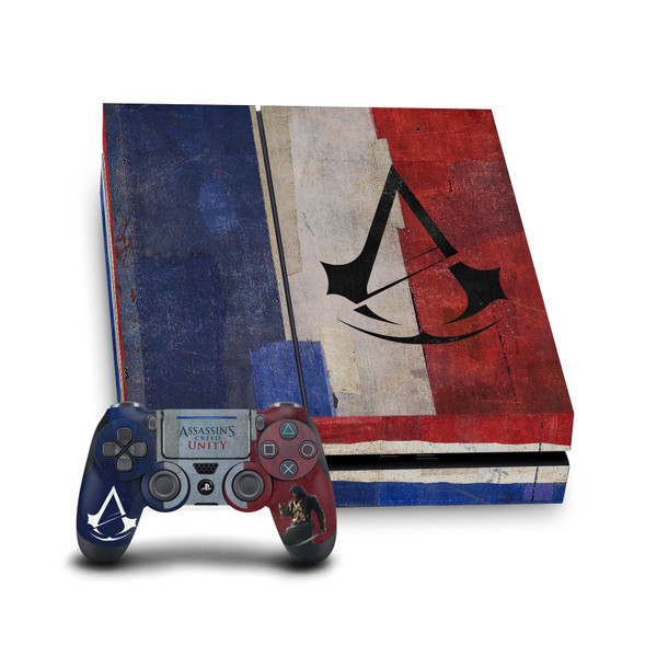 Assassin's Creed Unity Key Art Flag Of France Vinyl Sticker Skin Decal Cover for Sony PS4 Console & Controller