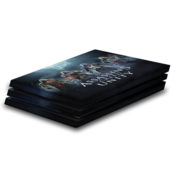 Assassin's Creed Unity Key Art Group Vinyl Sticker Skin Decal Cover for Sony PS4 Pro Console