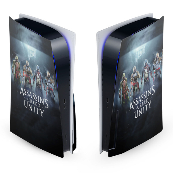 Assassin's Creed Unity Key Art Group Vinyl Sticker Skin Decal Cover for Sony PS5 Disc Edition Console
