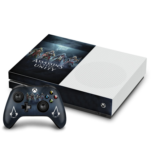 Assassin's Creed Unity Key Art Group Vinyl Sticker Skin Decal Cover for Microsoft One S Console & Controller