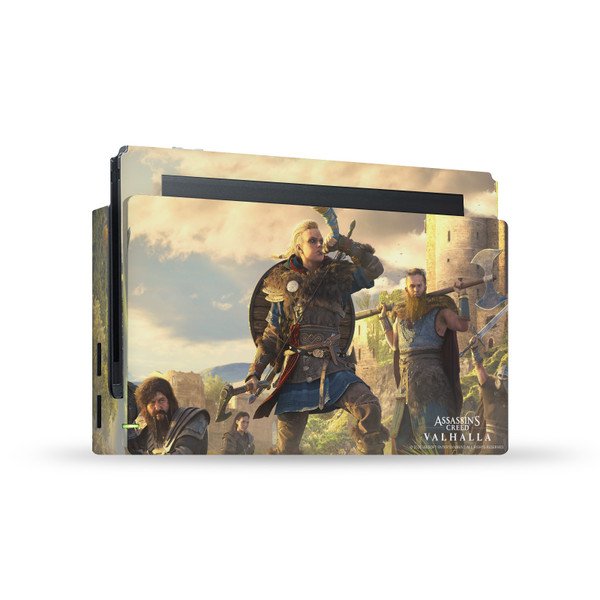 Assassin's Creed Valhalla Key Art Female Eivor Raid Leader Vinyl Sticker Skin Decal Cover for Nintendo Switch Console & Dock