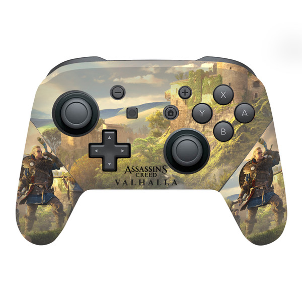 Assassin's Creed Valhalla Key Art Female Eivor Raid Leader Vinyl Sticker Skin Decal Cover for Nintendo Switch Pro Controller