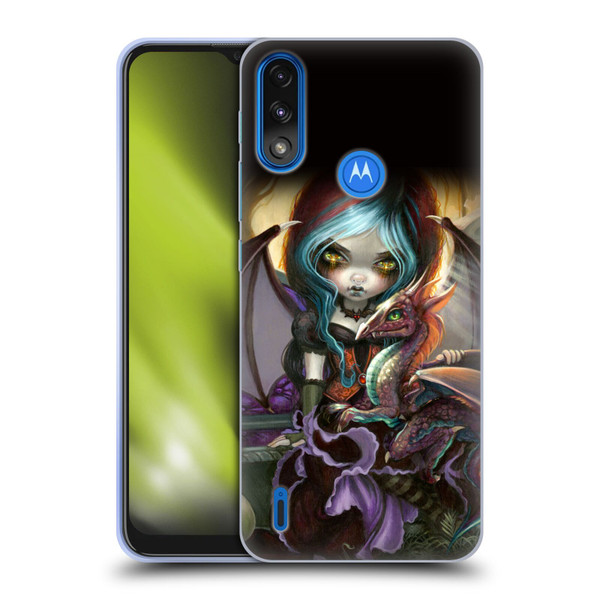 Strangeling Dragon Vampire Fairy Soft Gel Case for Motorola Moto E7 Power / Moto E7i Power