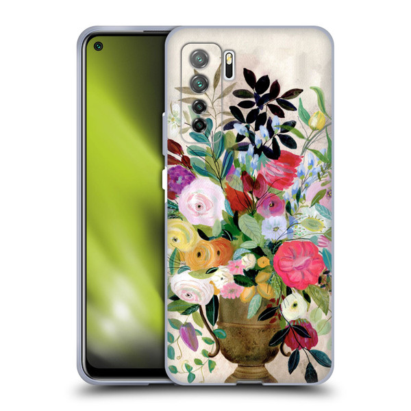 Suzanne Allard Floral Art Beauty Enthroned Soft Gel Case for Huawei Nova 7 SE/P40 Lite 5G