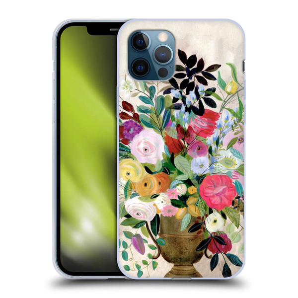 Suzanne Allard Floral Art Beauty Enthroned Soft Gel Case for Apple iPhone 12 / iPhone 12 Pro