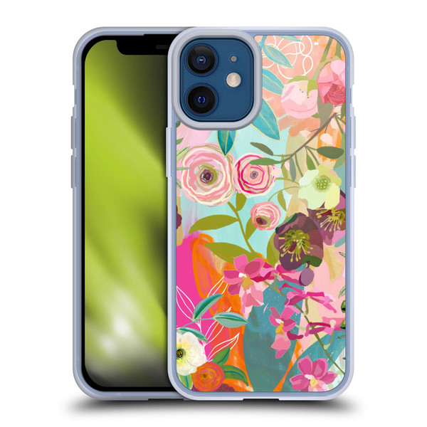 Suzanne Allard Floral Art Chase A Dream Soft Gel Case for Apple iPhone 12 Mini