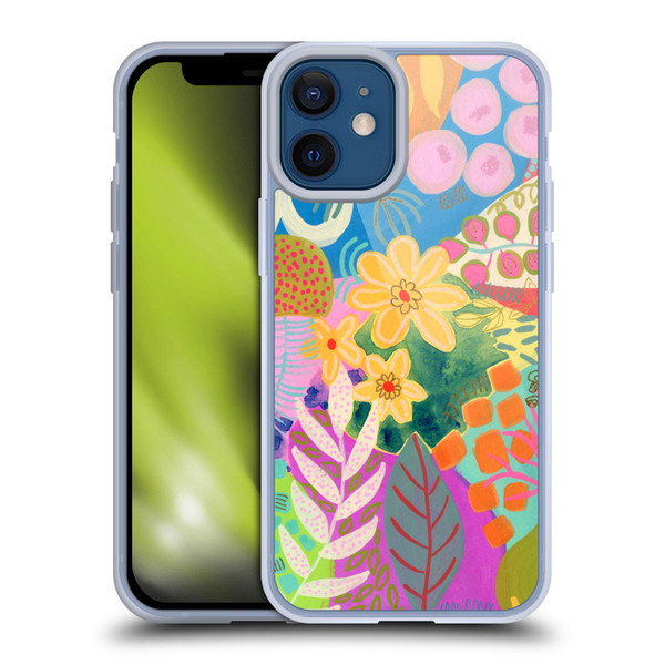 Suzanne Allard Floral Art Yellow Daisies Soft Gel Case for Apple iPhone 12 Mini