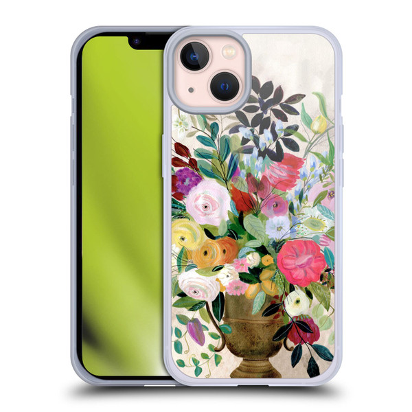 Suzanne Allard Floral Art Beauty Enthroned Soft Gel Case for Apple iPhone 13