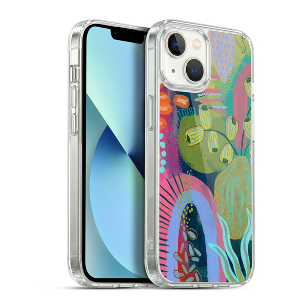 Suzanne Allard Floral Art Seed Pod Soft Gel Case for Apple iPhone 13