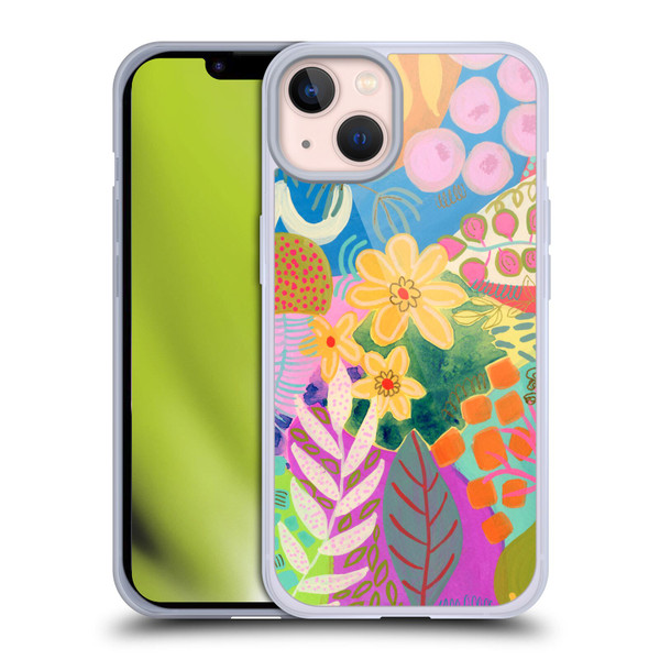 Suzanne Allard Floral Art Yellow Daisies Soft Gel Case for Apple iPhone 13