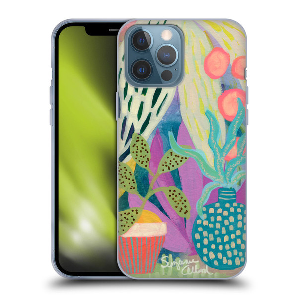 Suzanne Allard Floral Art Palm Heaven Soft Gel Case for Apple iPhone 13 Pro Max