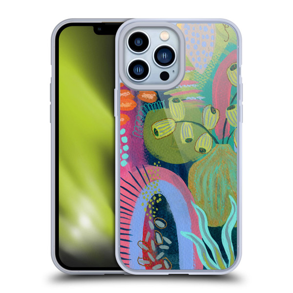 Suzanne Allard Floral Art Seed Pod Soft Gel Case for Apple iPhone 13 Pro Max