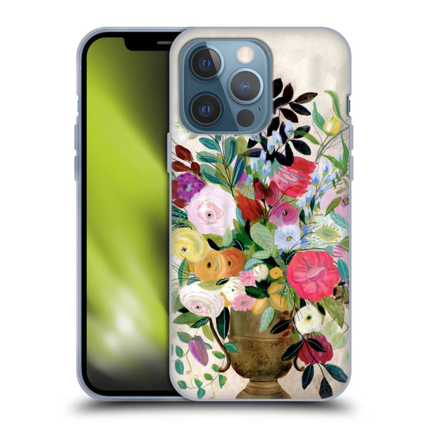 Suzanne Allard Floral Art Beauty Enthroned Soft Gel Case for Apple iPhone 13 Pro