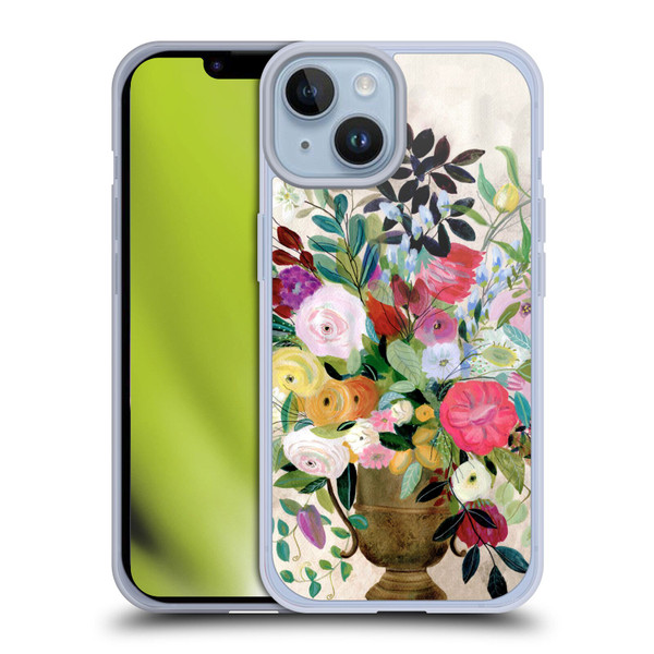 Suzanne Allard Floral Art Beauty Enthroned Soft Gel Case for Apple iPhone 14