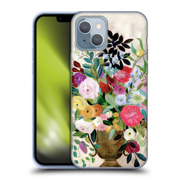 Suzanne Allard Floral Art Beauty Enthroned Soft Gel Case for Apple iPhone 14