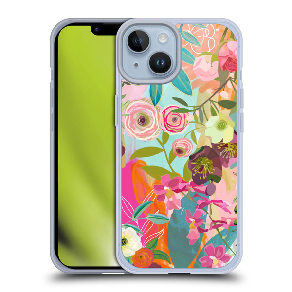 Suzanne Allard Floral Art Chase A Dream Soft Gel Case for Apple iPhone 14