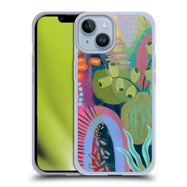 Suzanne Allard Floral Art Seed Pod Soft Gel Case for Apple iPhone 14