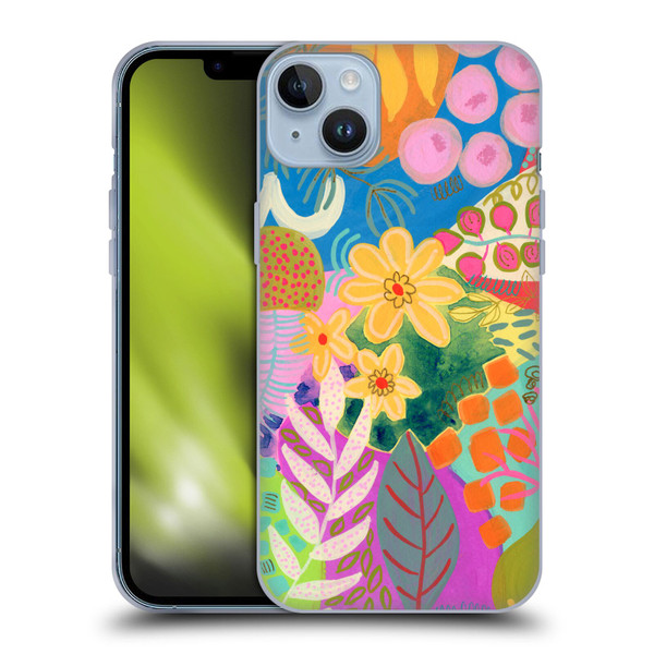 Suzanne Allard Floral Art Yellow Daisies Soft Gel Case for Apple iPhone 14 Plus