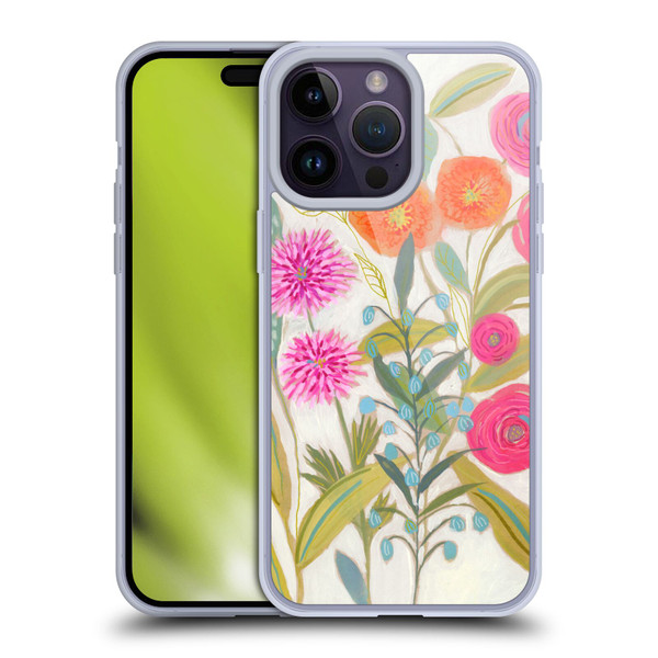 Suzanne Allard Floral Art Joyful Garden Plants Soft Gel Case for Apple iPhone 14 Pro Max