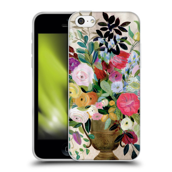 Suzanne Allard Floral Art Beauty Enthroned Soft Gel Case for Apple iPhone 5c
