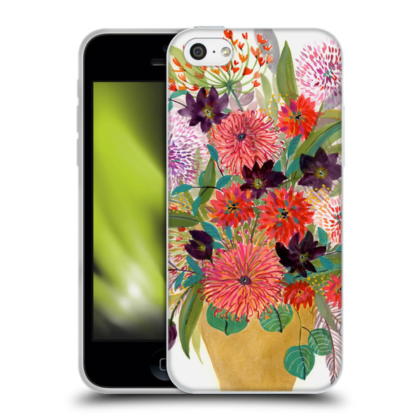 Suzanne Allard Floral Art Celebration Soft Gel Case for Apple iPhone 5c