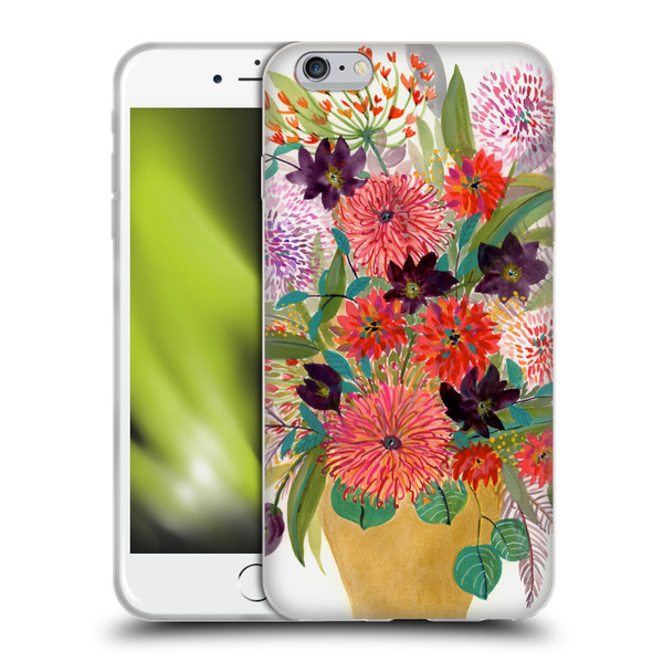 Suzanne Allard Floral Art Celebration Soft Gel Case for Apple iPhone 6 Plus / iPhone 6s Plus