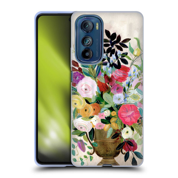 Suzanne Allard Floral Art Beauty Enthroned Soft Gel Case for Motorola Edge 30