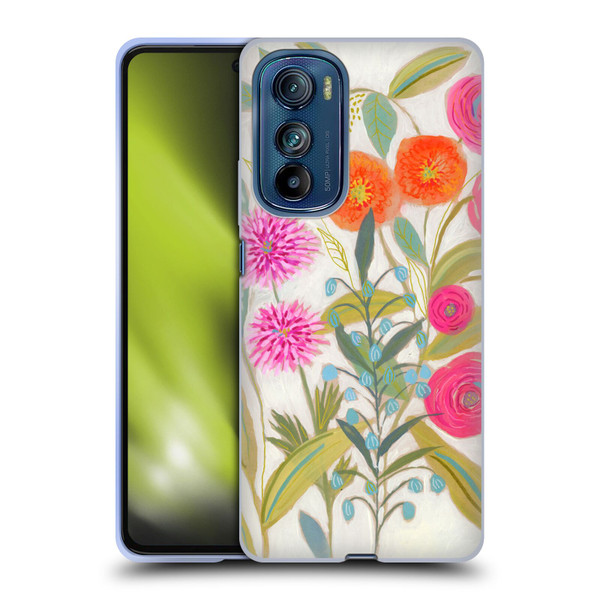 Suzanne Allard Floral Art Joyful Garden Plants Soft Gel Case for Motorola Edge 30