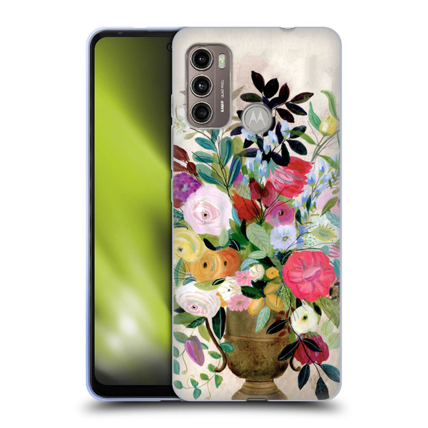 Suzanne Allard Floral Art Beauty Enthroned Soft Gel Case for Motorola Moto G60 / Moto G40 Fusion