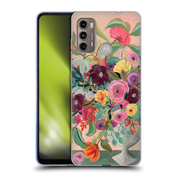 Suzanne Allard Floral Art Floral Centerpiece Soft Gel Case for Motorola Moto G60 / Moto G40 Fusion