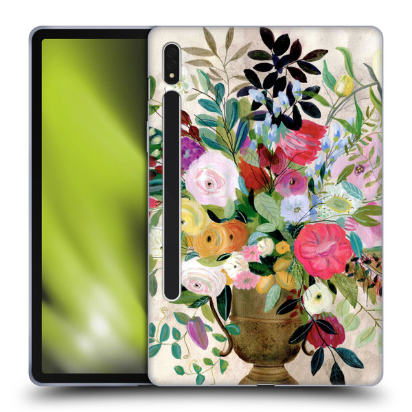 Suzanne Allard Floral Art Beauty Enthroned Soft Gel Case for Samsung Galaxy Tab S8