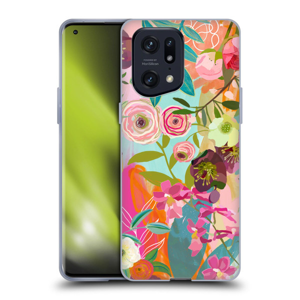 Suzanne Allard Floral Art Chase A Dream Soft Gel Case for OPPO Find X5 Pro