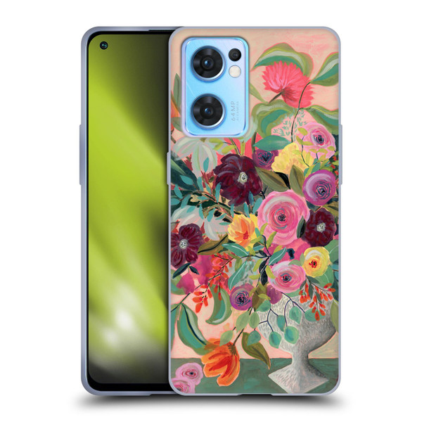 Suzanne Allard Floral Art Floral Centerpiece Soft Gel Case for OPPO Reno7 5G / Find X5 Lite
