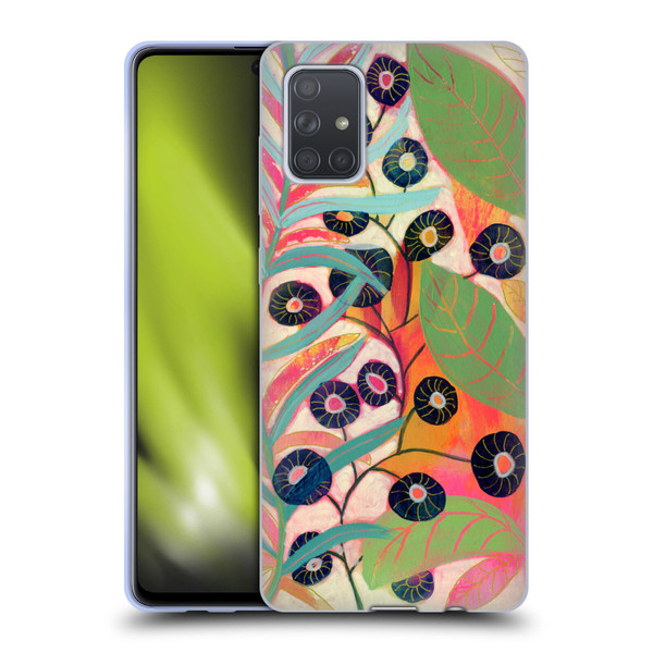 Suzanne Allard Floral Art Joyful Garden Flower Soft Gel Case for Samsung Galaxy A71 (2019)