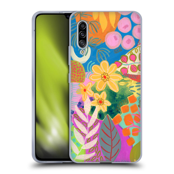 Suzanne Allard Floral Art Yellow Daisies Soft Gel Case for Samsung Galaxy A90 5G (2019)