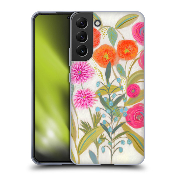 Suzanne Allard Floral Art Joyful Garden Plants Soft Gel Case for Samsung Galaxy S22+ 5G