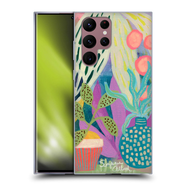 Suzanne Allard Floral Art Palm Heaven Soft Gel Case for Samsung Galaxy S22 Ultra 5G