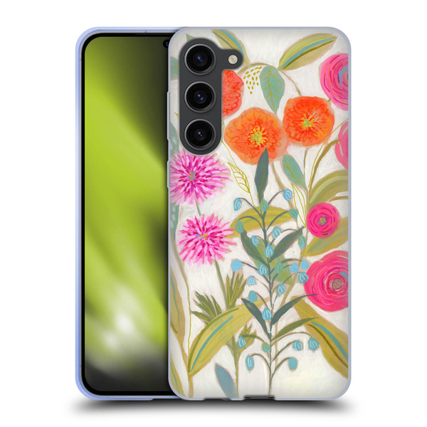 Suzanne Allard Floral Art Joyful Garden Plants Soft Gel Case for Samsung Galaxy S23+ 5G