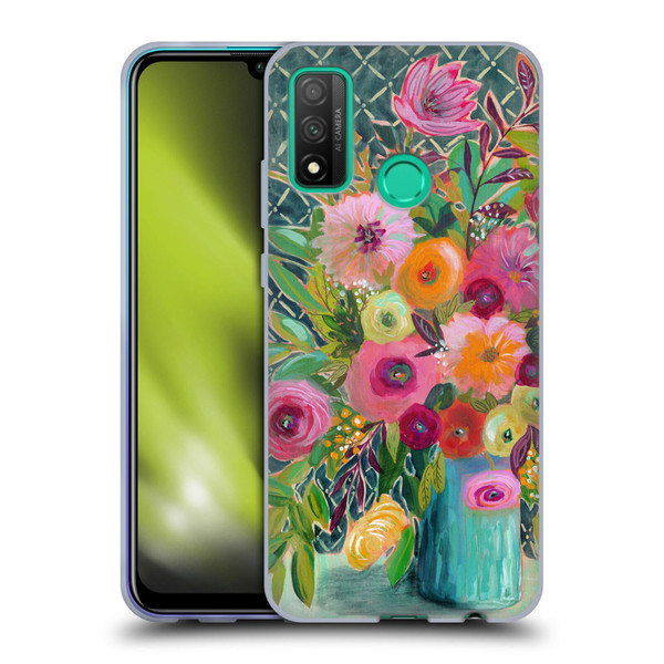 Suzanne Allard Floral Graphics Hope Springs Soft Gel Case for Huawei P Smart (2020)