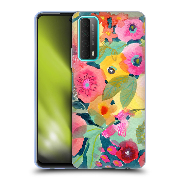 Suzanne Allard Floral Graphics Delightful Soft Gel Case for Huawei P Smart (2021)