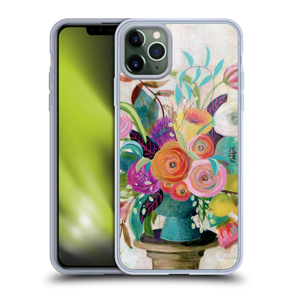 Suzanne Allard Floral Graphics Charleston Glory Soft Gel Case for Apple iPhone 11 Pro Max