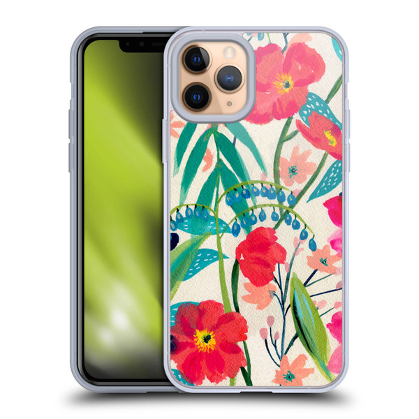 Suzanne Allard Floral Graphics Garden Party Soft Gel Case for Apple iPhone 11 Pro