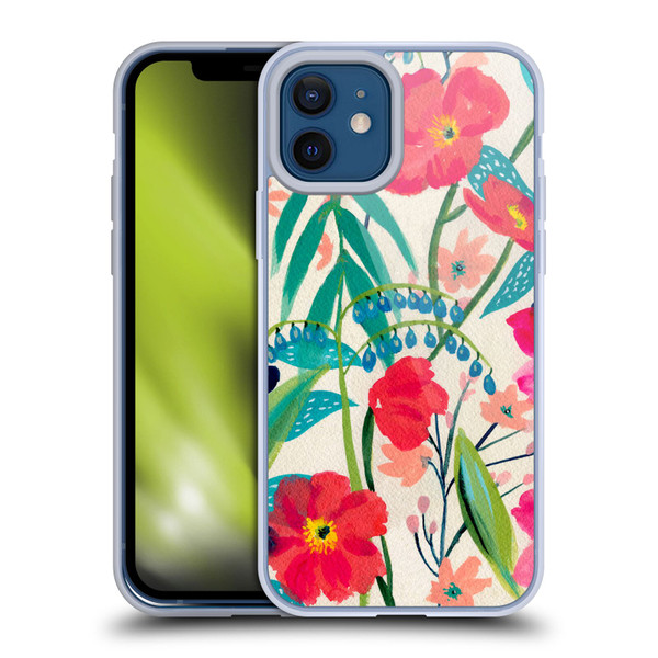 Suzanne Allard Floral Graphics Garden Party Soft Gel Case for Apple iPhone 12 / iPhone 12 Pro
