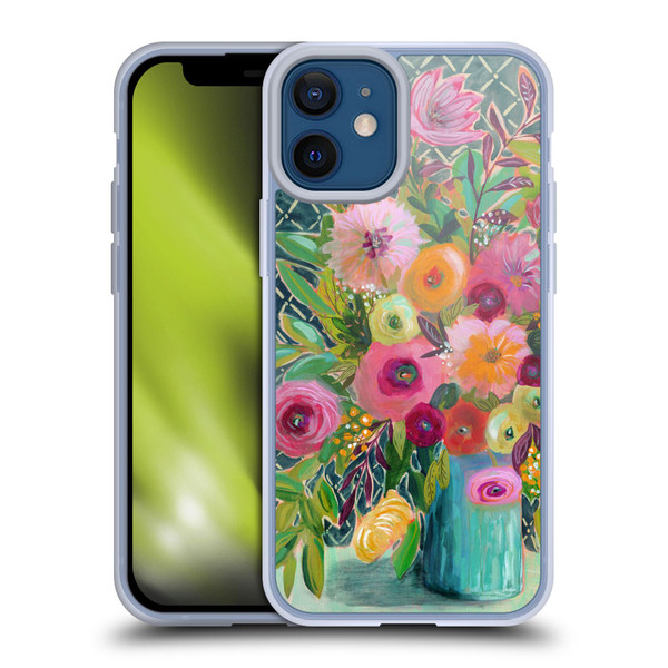 Suzanne Allard Floral Graphics Hope Springs Soft Gel Case for Apple iPhone 12 Mini