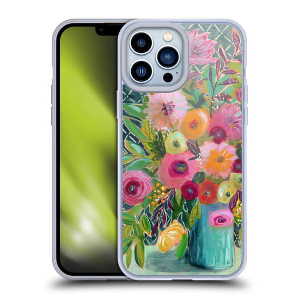 Suzanne Allard Floral Graphics Hope Springs Soft Gel Case for Apple iPhone 13 Pro Max