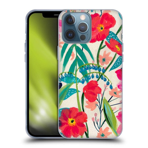 Suzanne Allard Floral Graphics Garden Party Soft Gel Case for Apple iPhone 13 Pro Max