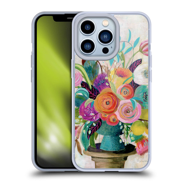 Suzanne Allard Floral Graphics Charleston Glory Soft Gel Case for Apple iPhone 13 Pro