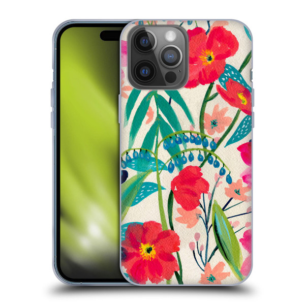 Suzanne Allard Floral Graphics Garden Party Soft Gel Case for Apple iPhone 14 Pro Max
