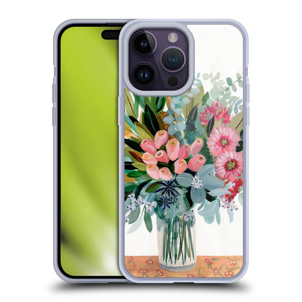 Suzanne Allard Floral Graphics Magnolia Surrender Soft Gel Case for Apple iPhone 14 Pro Max