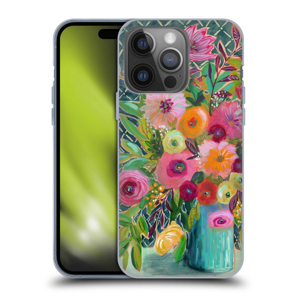 Suzanne Allard Floral Graphics Hope Springs Soft Gel Case for Apple iPhone 14 Pro
